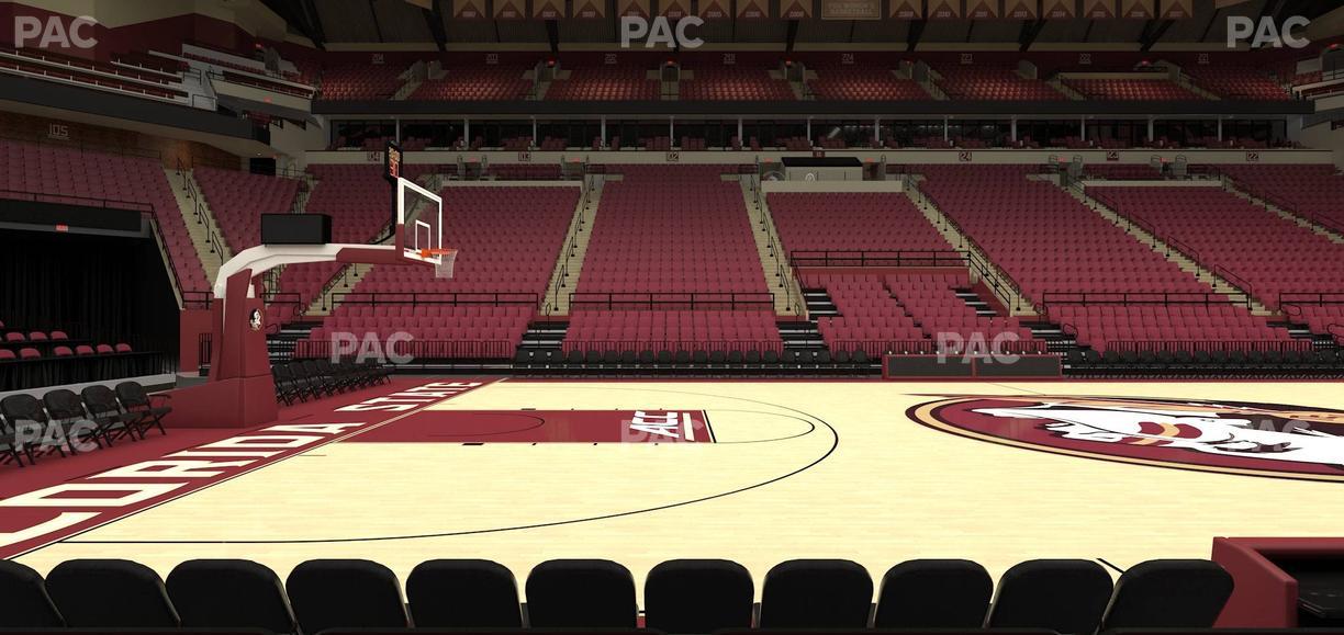 Donald L. Tucker Civic Center - Section 112 Seat View