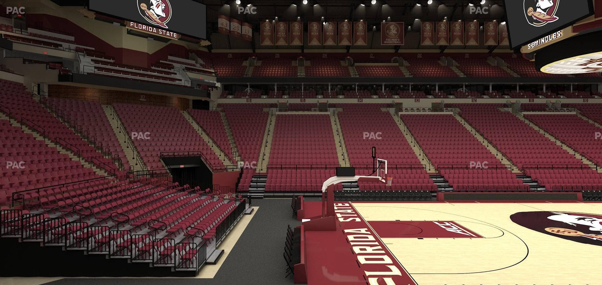 Donald L. Tucker Civic Center - Section 123 Seat View