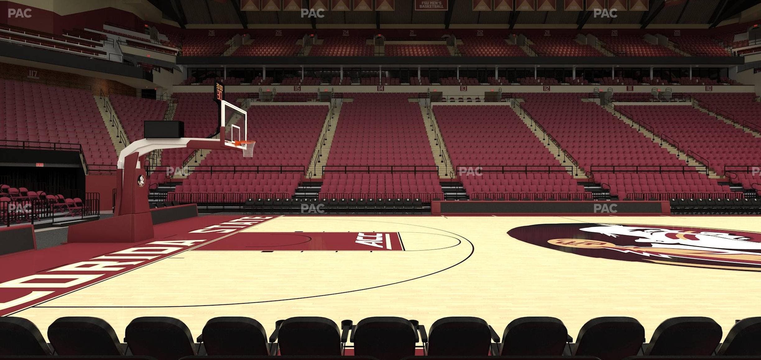 Donald L. Tucker Civic Center - Section 124 Seat View