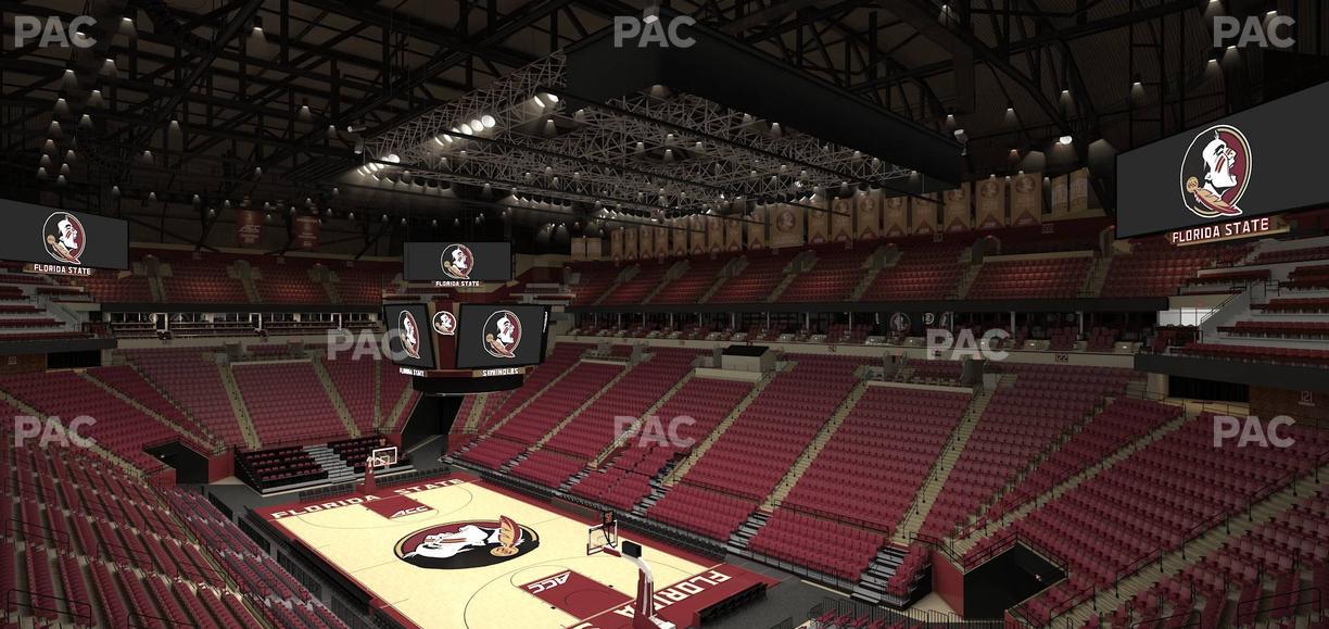 Donald L. Tucker Civic Center - Section North East Club 2 Seat View