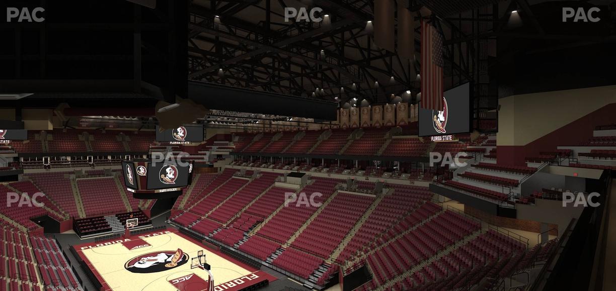 Donald L. Tucker Civic Center - Section North East Club 3 Seat View