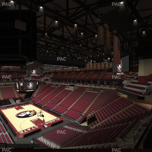 Donald L. Tucker Civic Center - Section North East Club 3 Seat View