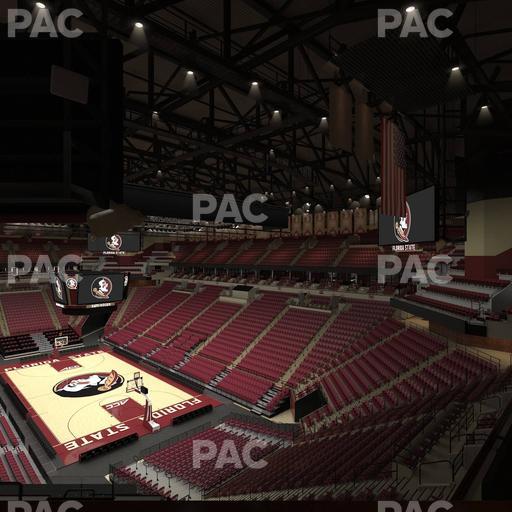 Donald L. Tucker Civic Center - Section North East Club 3 Seat View