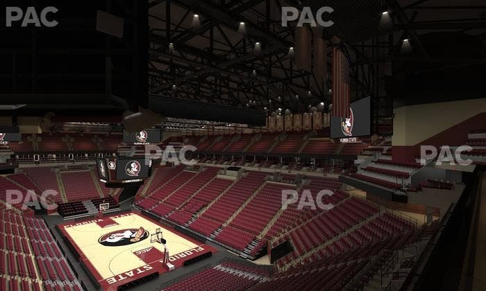 Donald L. Tucker Civic Center - Section North East Club 3 Seat View