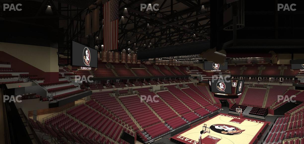 Donald L. Tucker Civic Center - Section North West Club 1 Seat View