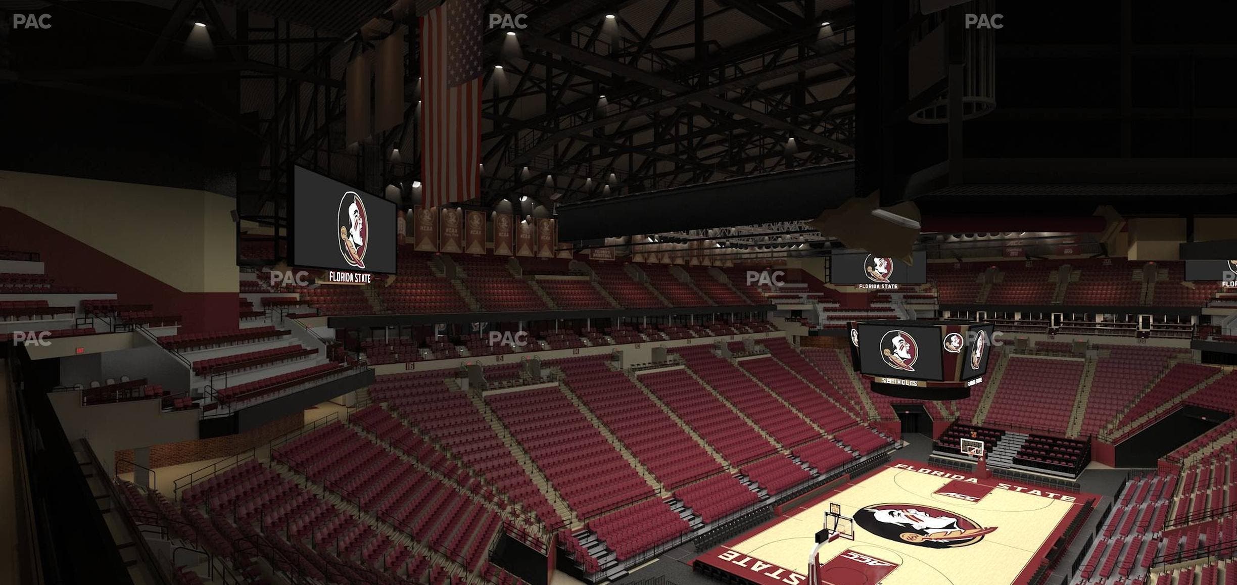 Donald L. Tucker Civic Center - Section North West Club 1 Seat View
