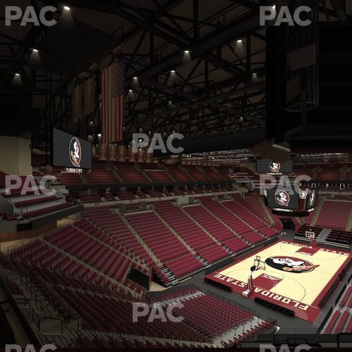 Donald L. Tucker Civic Center - Section North West Club 1 Seat View