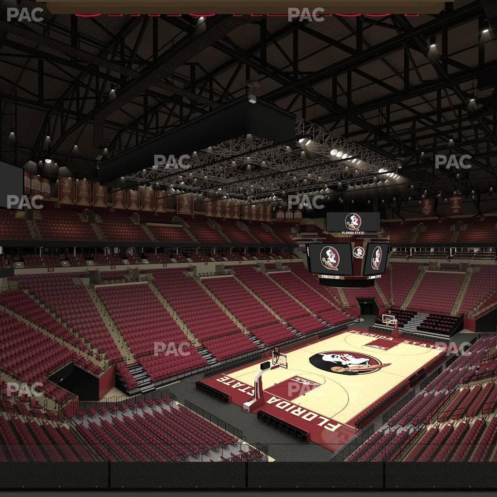 Donald L. Tucker Civic Center - Section North West Club 2 Seat View