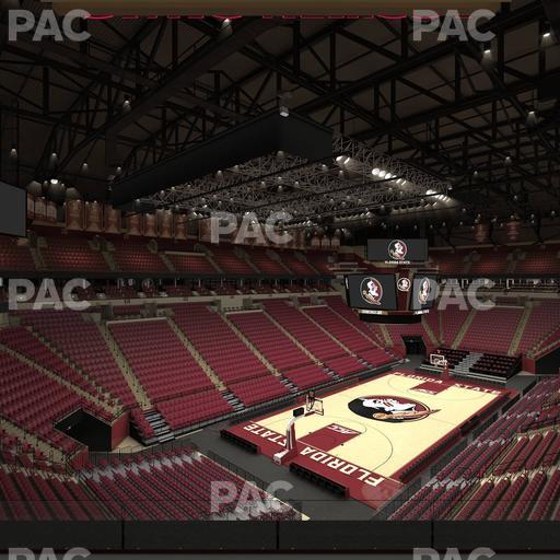 Donald L. Tucker Civic Center - Section North West Club 2 Seat View