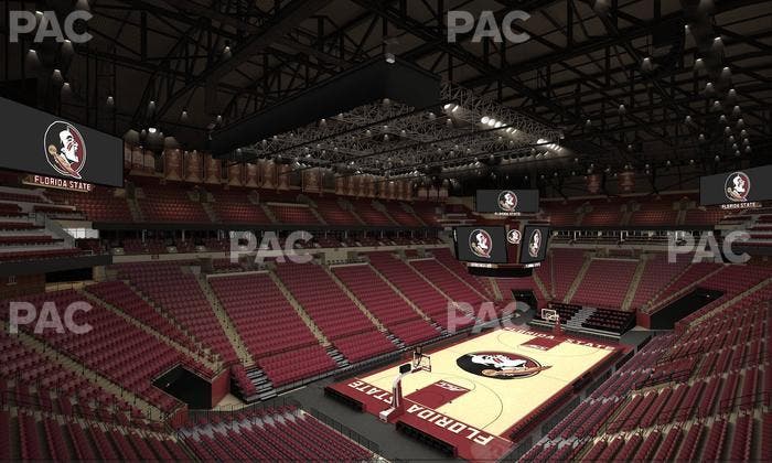 Donald L. Tucker Civic Center - Section North West Club 2 Seat View