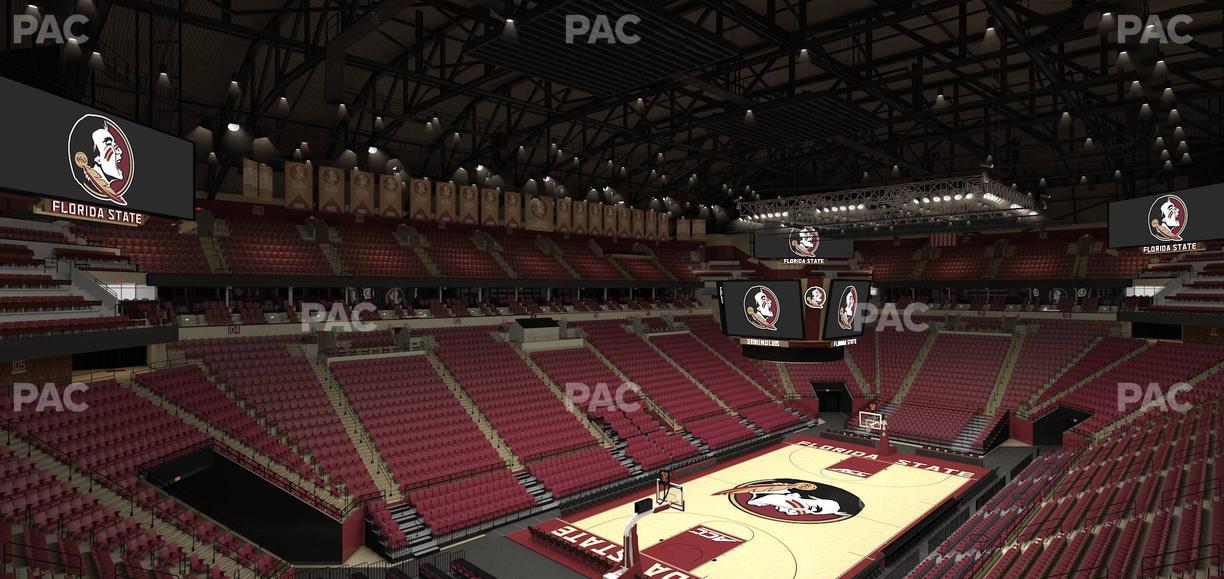 Donald L. Tucker Civic Center - Section South East Club 2 Seat View