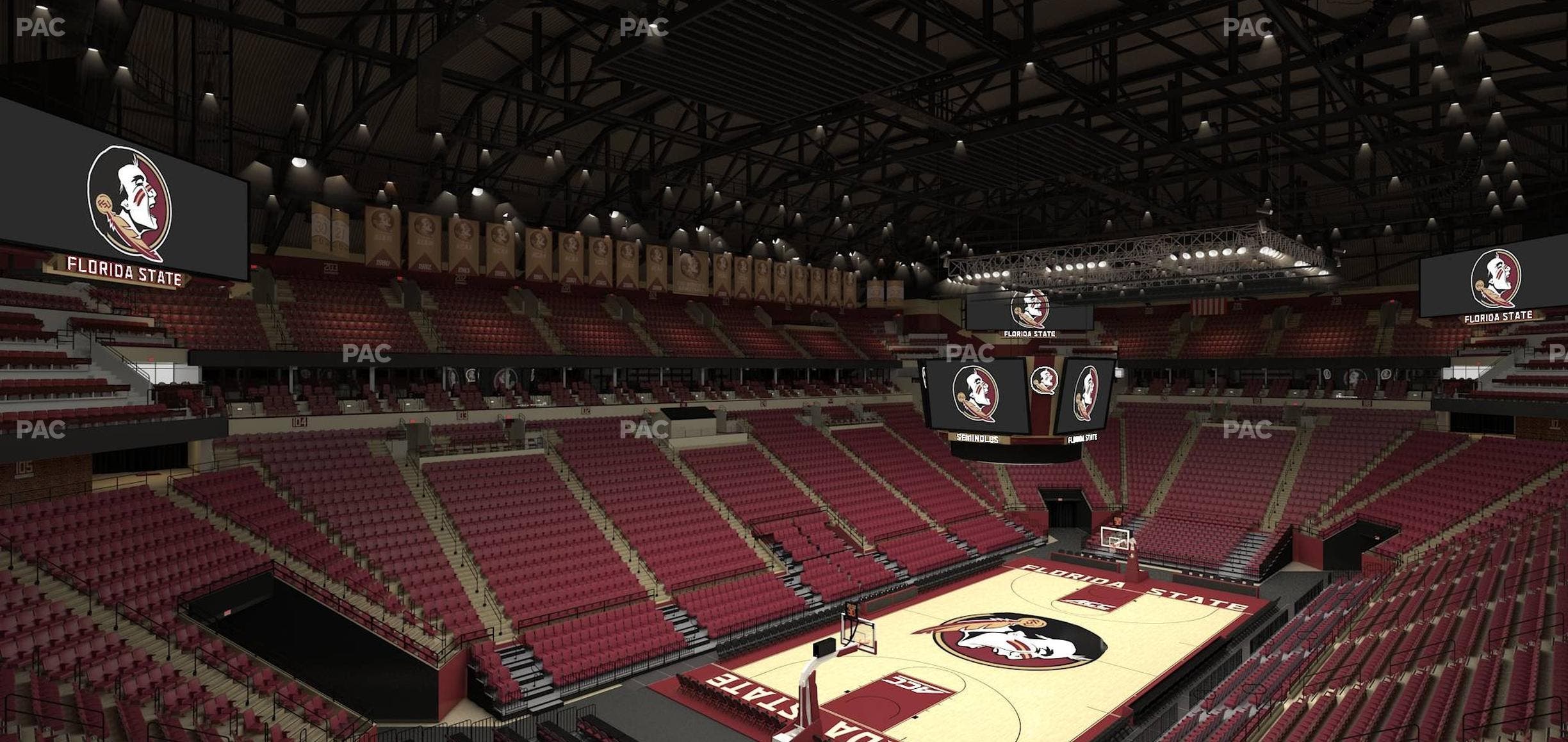 Donald L. Tucker Civic Center - Section South East Club 2 Seat View