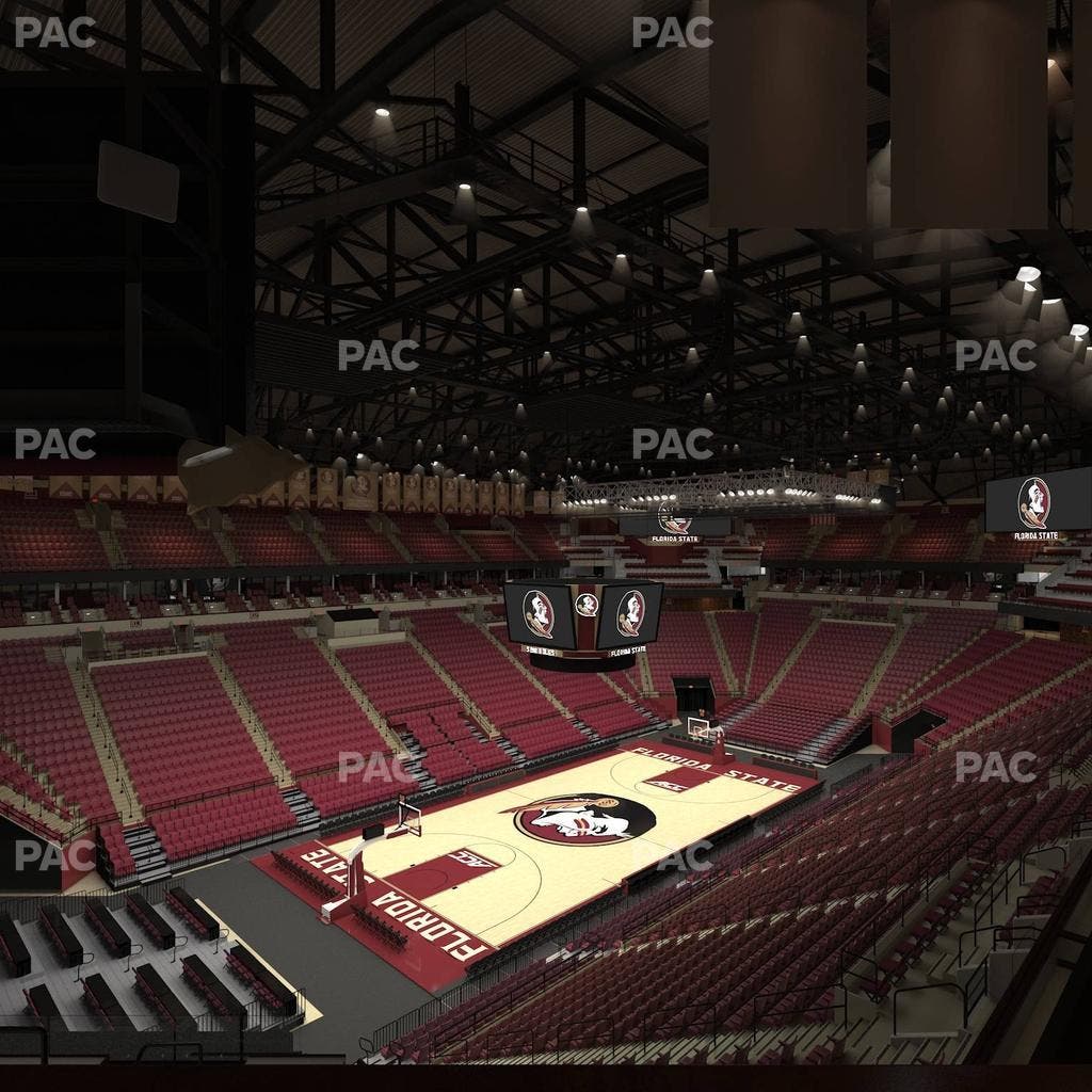 Donald L. Tucker Civic Center - Section South East Club 3 Seat View