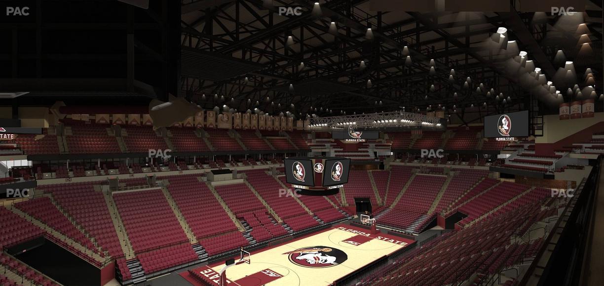 Donald L. Tucker Civic Center - Section South East Club 3 Seat View