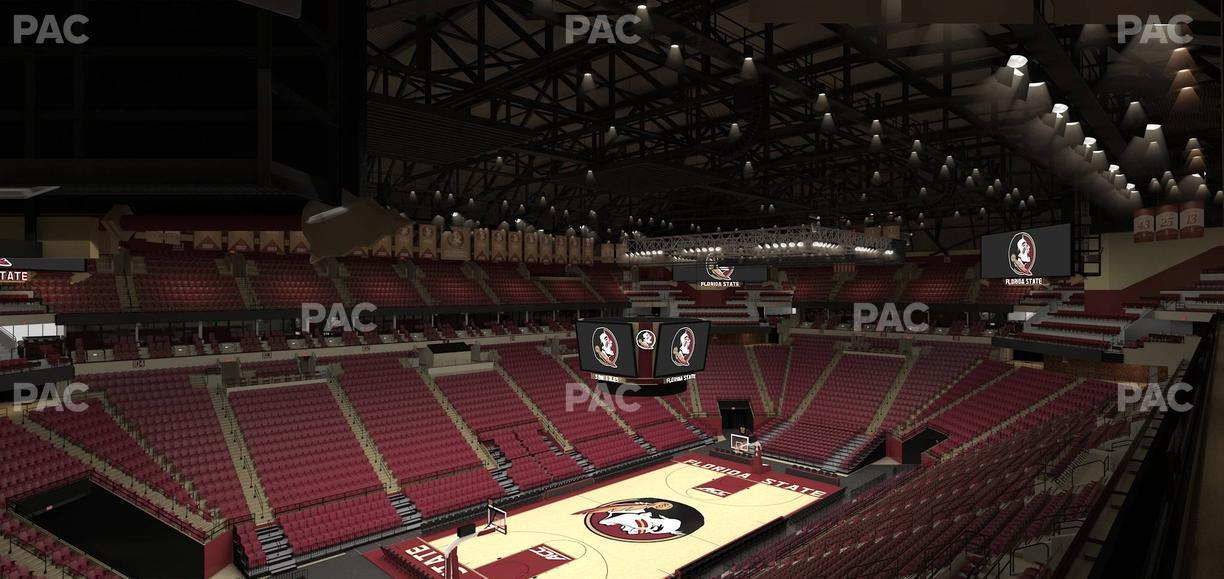 Donald L. Tucker Civic Center - Section South East Club 3 Seat View