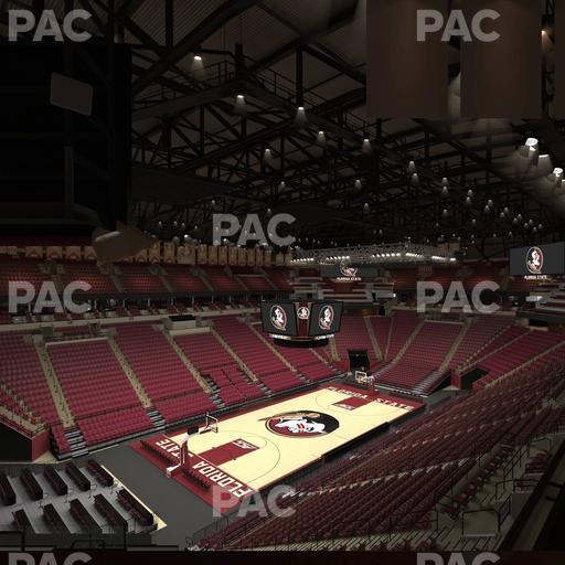 Donald L. Tucker Civic Center - Section South East Club 3 Seat View