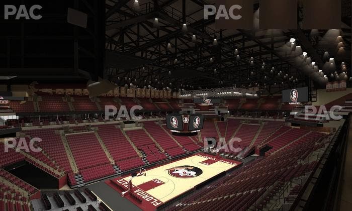 Donald L. Tucker Civic Center - Section South East Club 3 Seat View