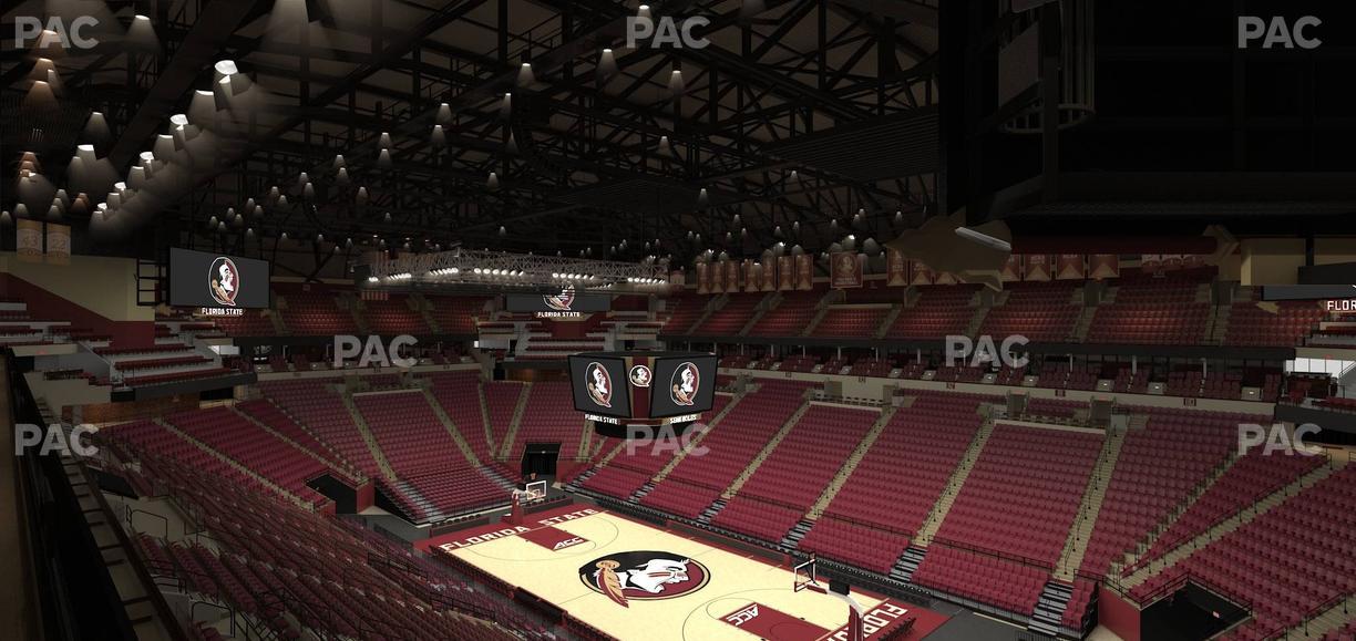 Donald L. Tucker Civic Center - Section South West Club 1 Seat View