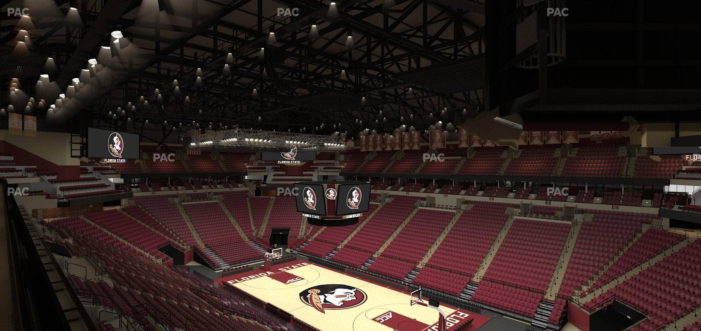Donald L. Tucker Civic Center - Section South West Club 1 Seat View