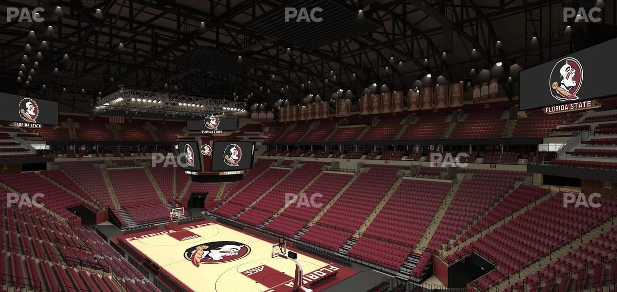 Donald L. Tucker Civic Center - Section South West Club 2 Seat View