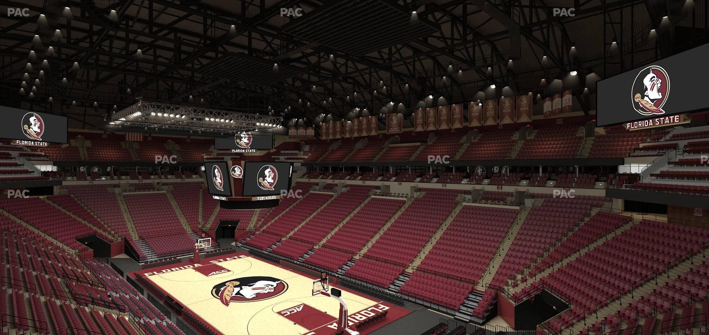 Donald L. Tucker Civic Center - Section South West Club 2 Seat View