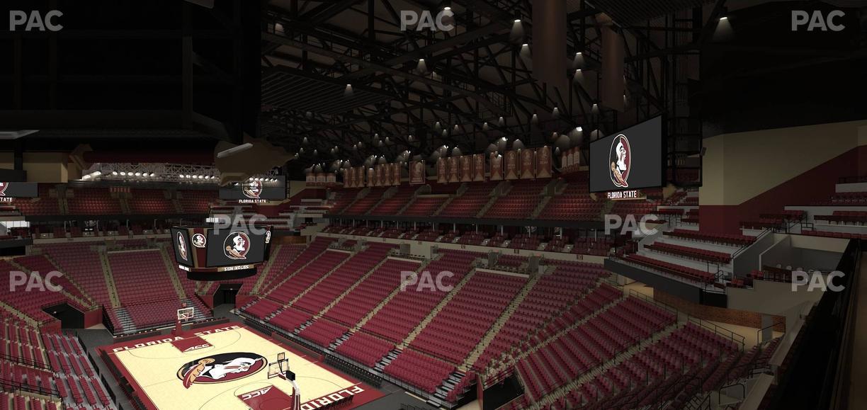 Donald L. Tucker Civic Center - Section South West Club 3 Seat View