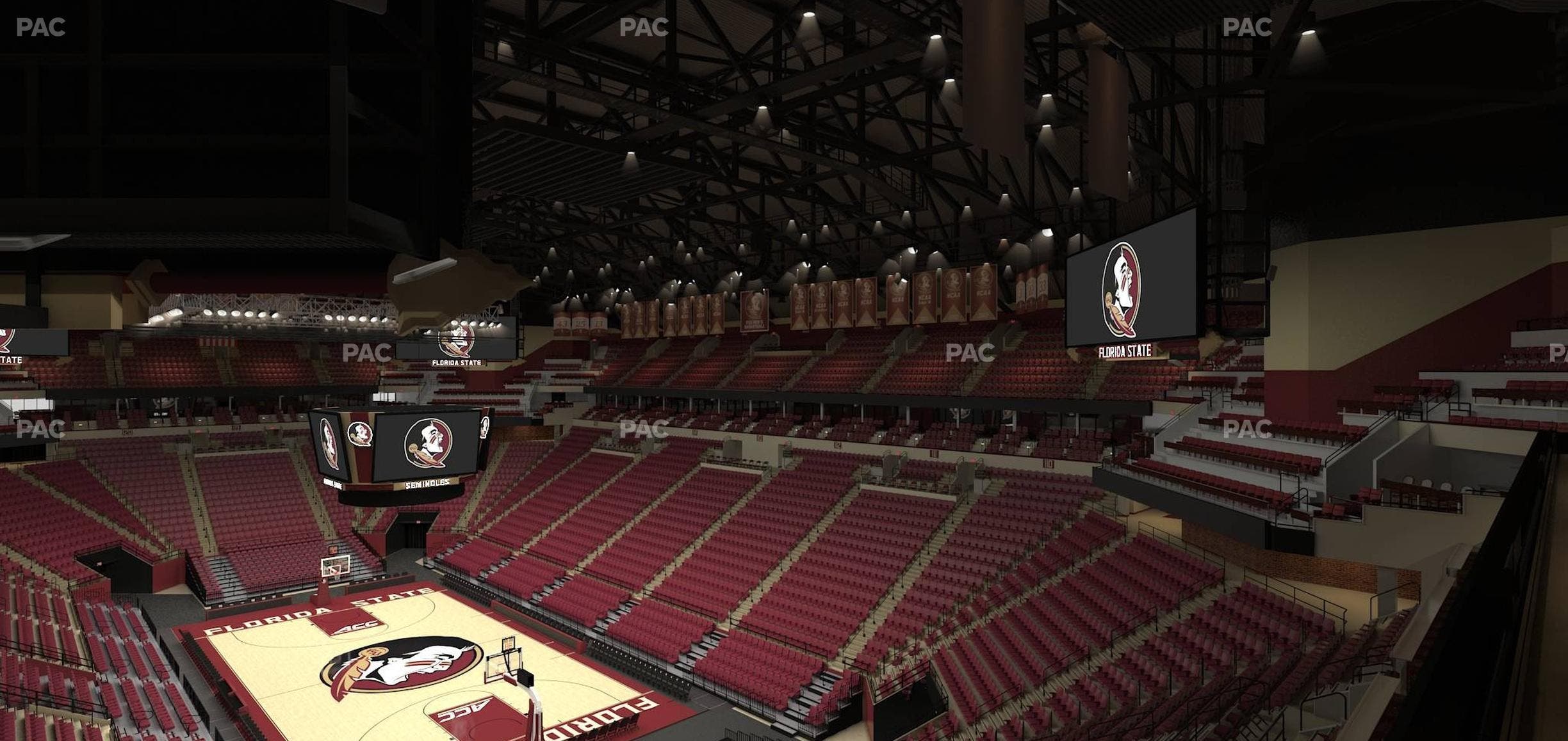 Donald L. Tucker Civic Center - Section South West Club 3 Seat View