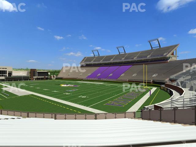 Dowdy-Ficklen Stadium - Section 1 Seat View Dowdy-Ficklen Stadium - Section 1 Seat View
