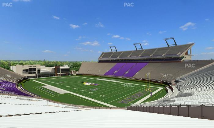 Dowdy-Ficklen Stadium - Section 1 Seat View