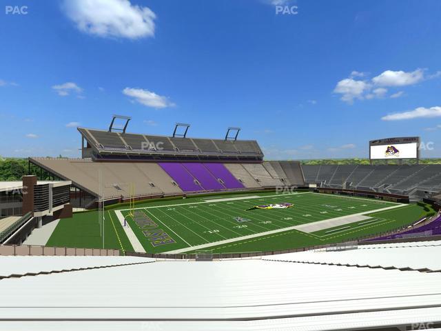 Dowdy-Ficklen Stadium - Section 10 Seat View