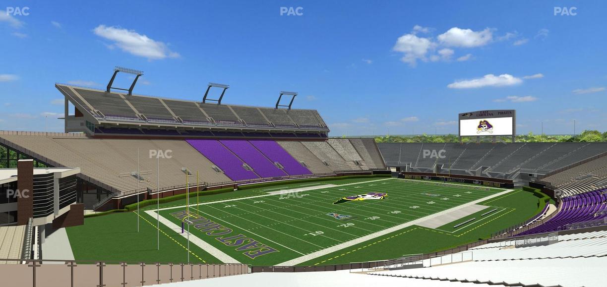 Dowdy-Ficklen Stadium - Section 11 Seat View