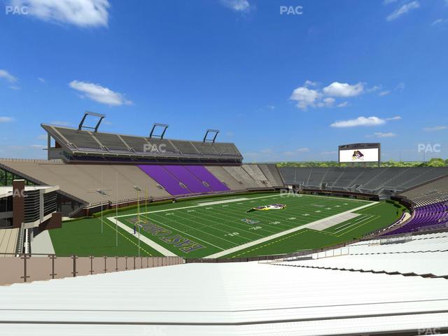 Dowdy-Ficklen Stadium - Section 11 Seat View
