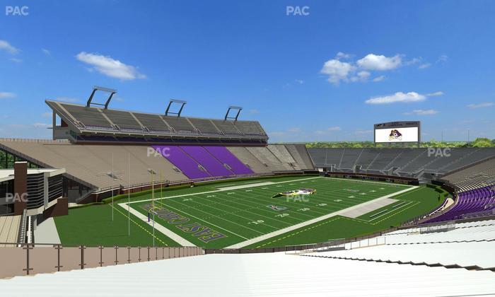 Dowdy-Ficklen Stadium - Section 11 Seat View