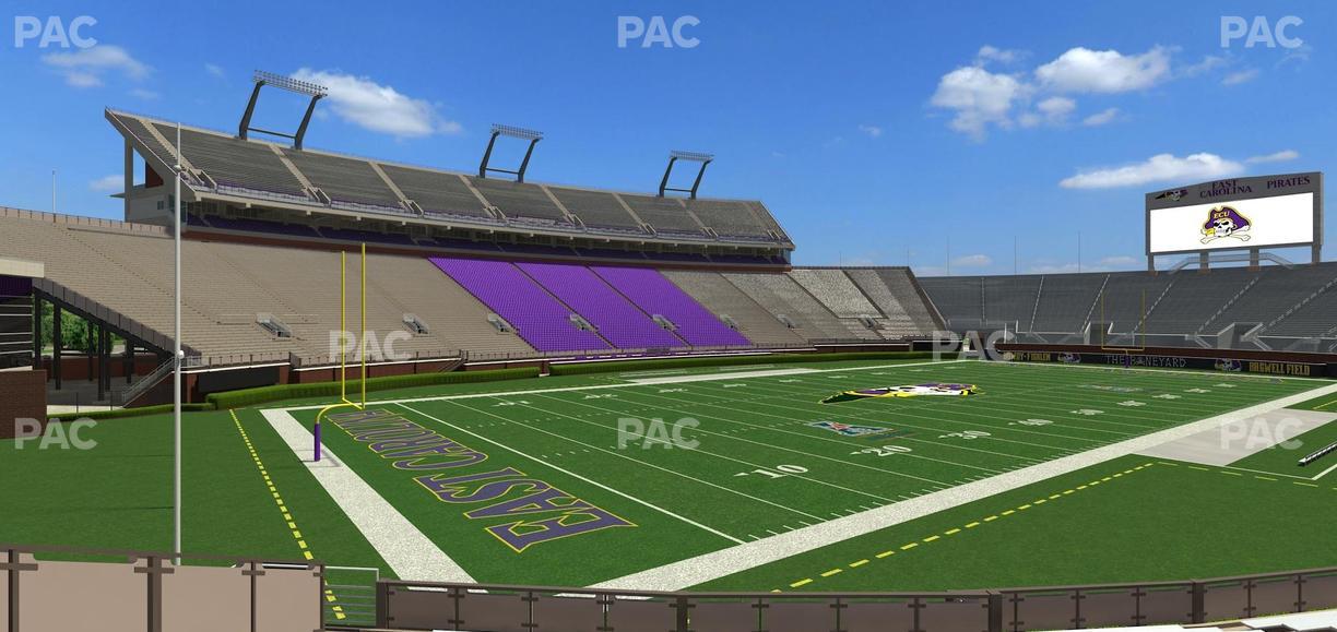 Dowdy-Ficklen Stadium - Section 11 Seat View