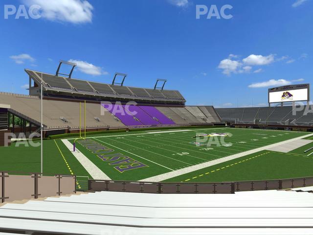 Dowdy-Ficklen Stadium - Section 11 Seat View Dowdy-Ficklen Stadium - Section 11 Seat View