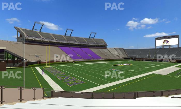 Dowdy-Ficklen Stadium - Section 11 Seat View