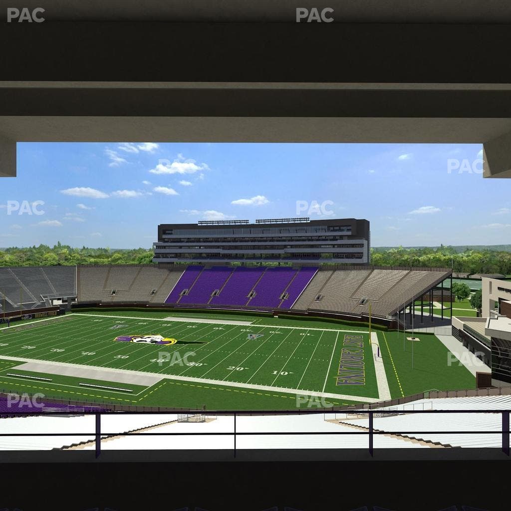 Dowdy-Ficklen Stadium - Section 114 Seat View