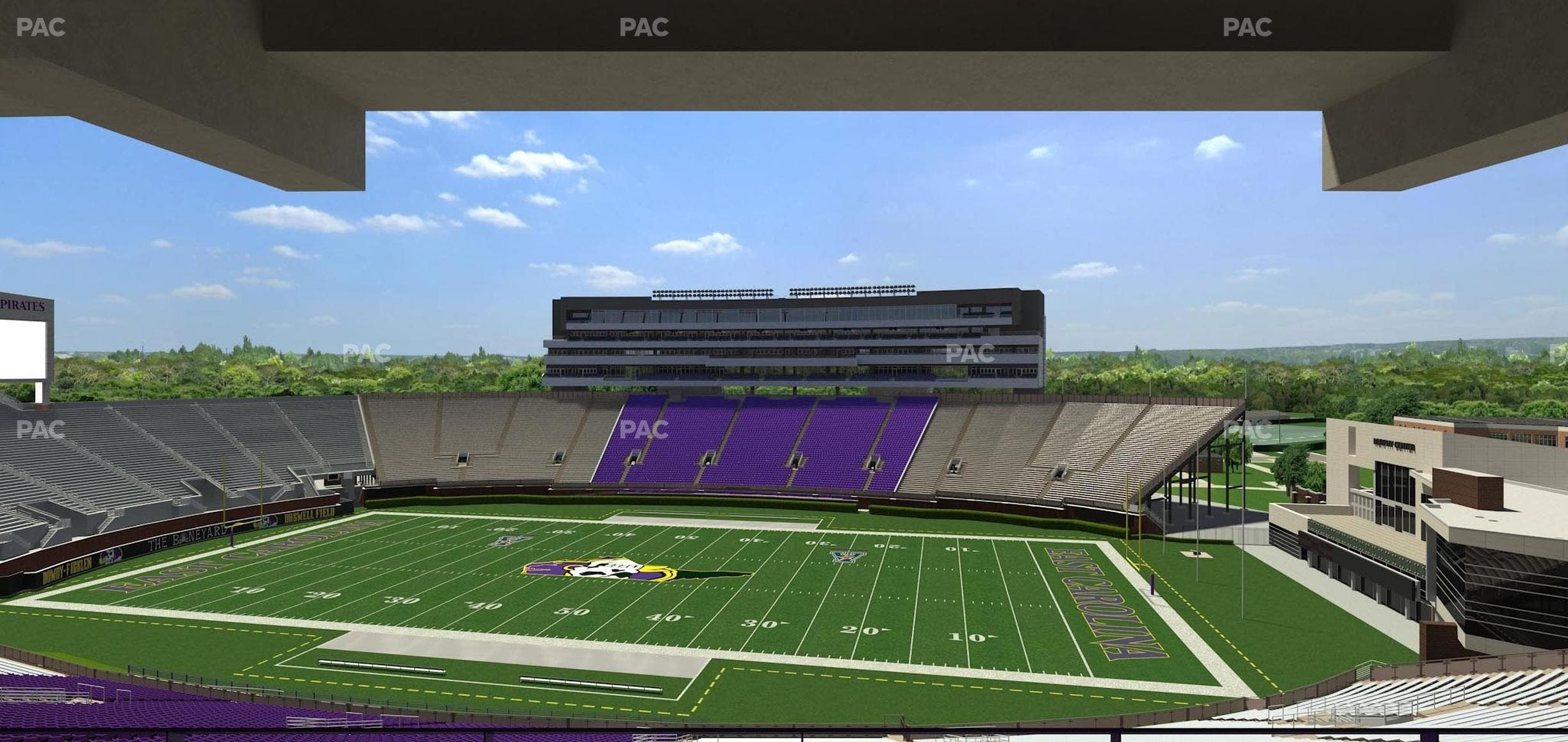Dowdy-Ficklen Stadium - Section 115 Seat View