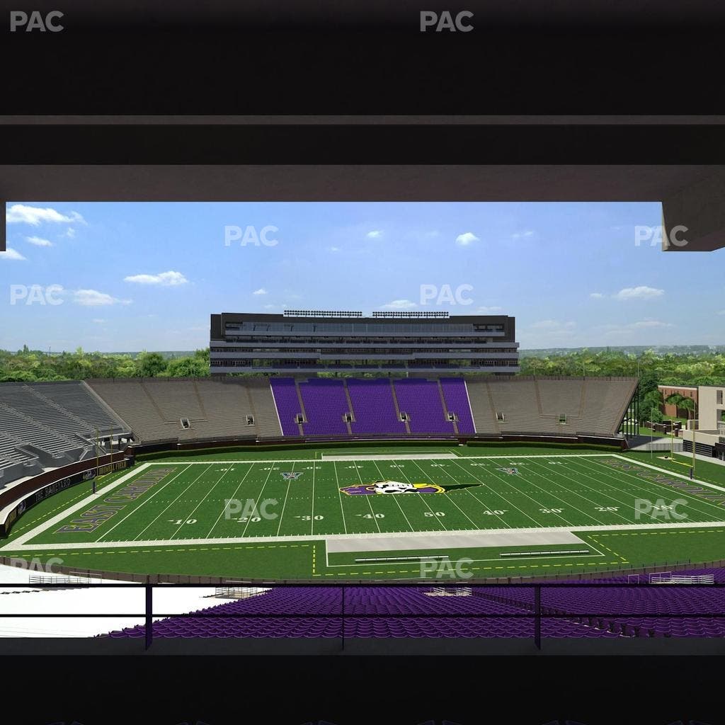 Dowdy-Ficklen Stadium - Section 118 Seat View