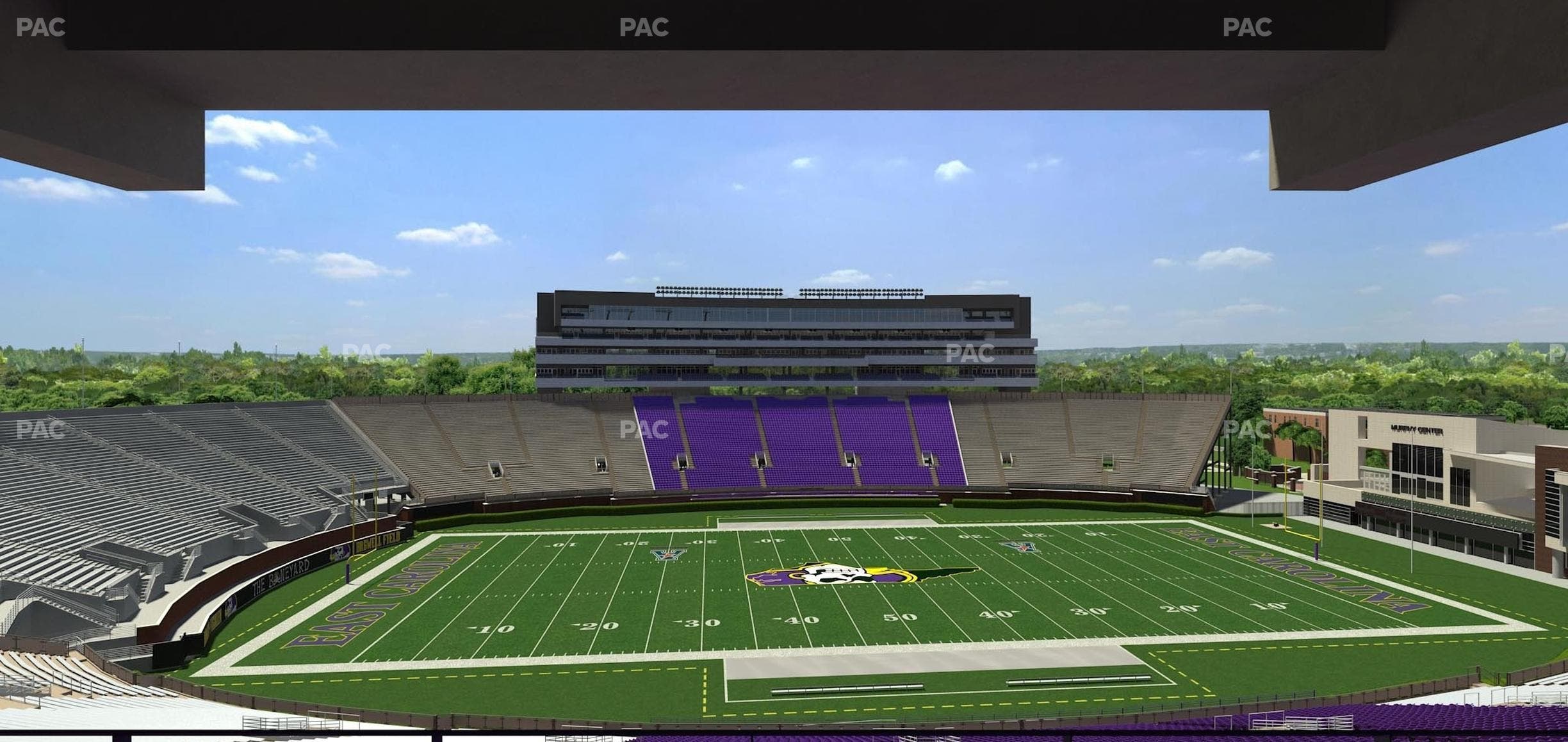 Dowdy-Ficklen Stadium - Section 118 Seat View