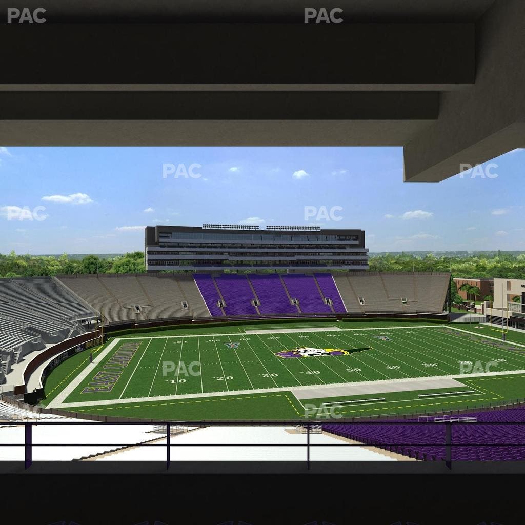 Dowdy-Ficklen Stadium - Section 119 Seat View