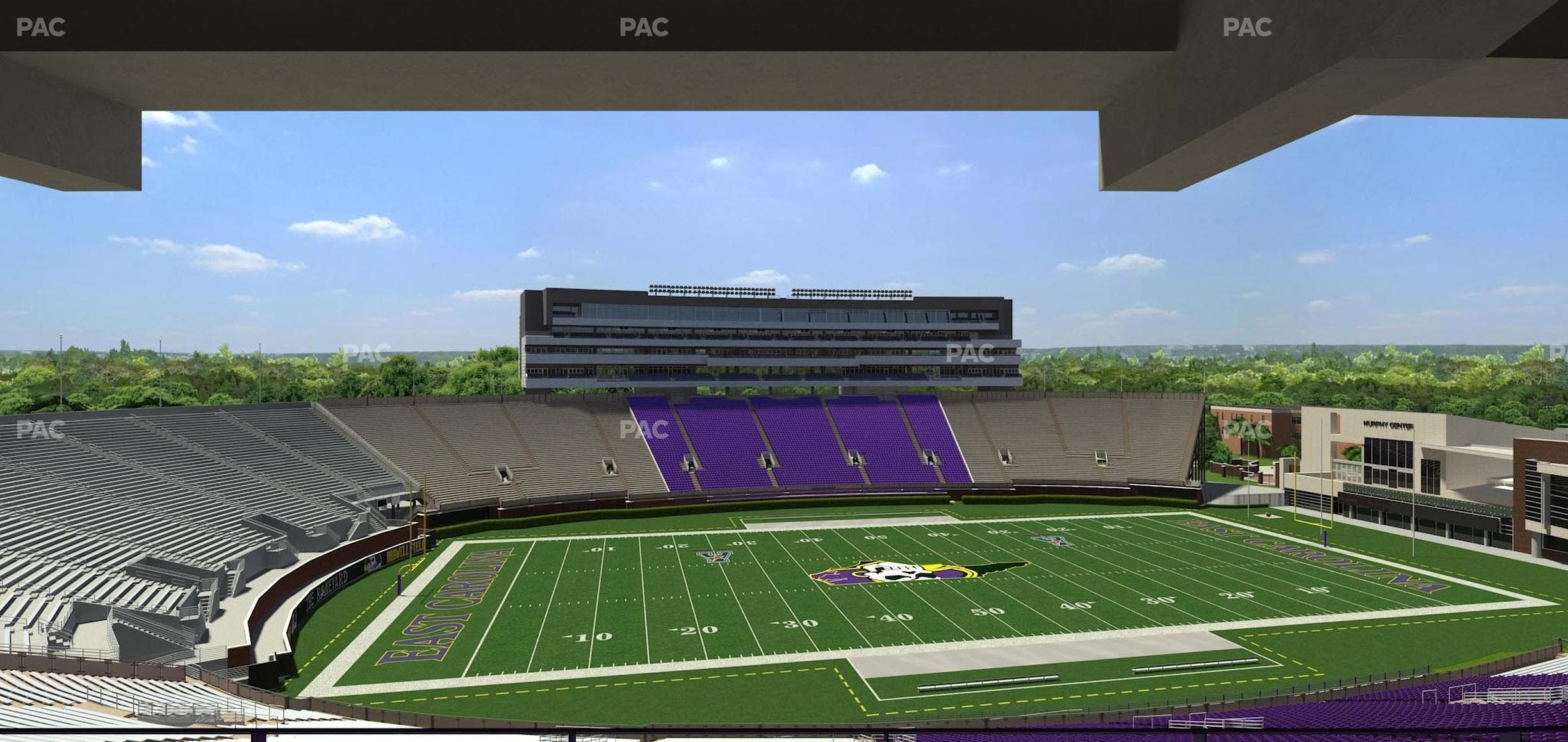 Dowdy-Ficklen Stadium - Section 119 Seat View
