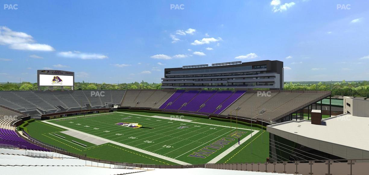 Dowdy-Ficklen Stadium - Section 12 Seat View