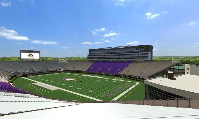 Dowdy-Ficklen Stadium - Section 12 Seat View
