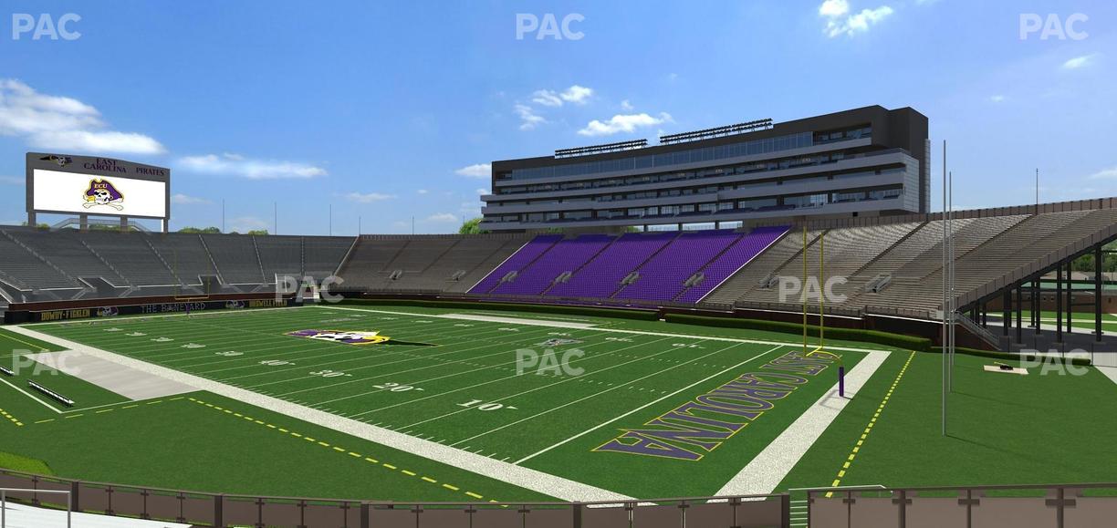 Dowdy-Ficklen Stadium - Section 12 Seat View