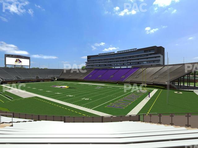 Dowdy-Ficklen Stadium - Section 12 Seat View Dowdy-Ficklen Stadium - Section 12 Seat View