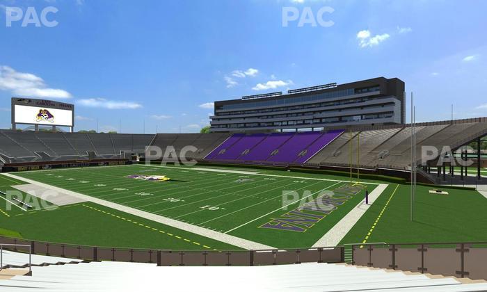 Dowdy-Ficklen Stadium - Section 12 Seat View