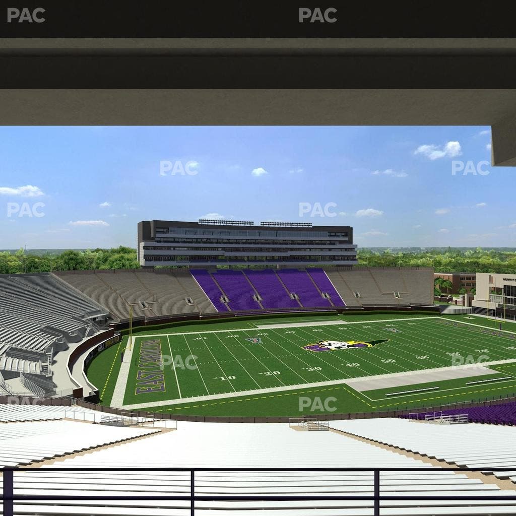 Dowdy-Ficklen Stadium - Section 120 Seat View