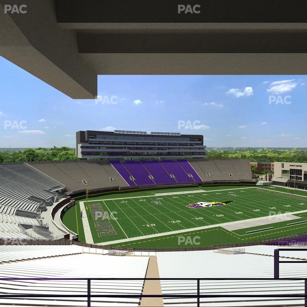 Dowdy-Ficklen Stadium - Section 121 Seat View