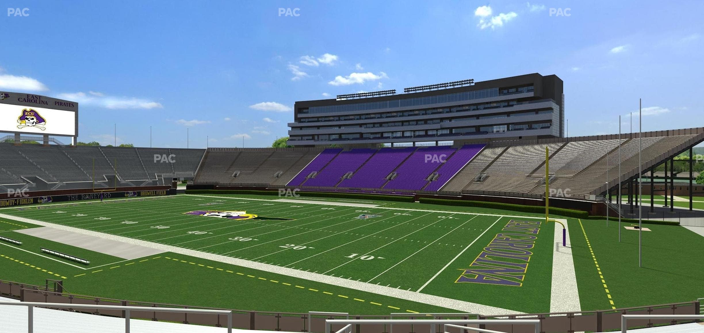 Dowdy-Ficklen Stadium - Section 13 Seat View